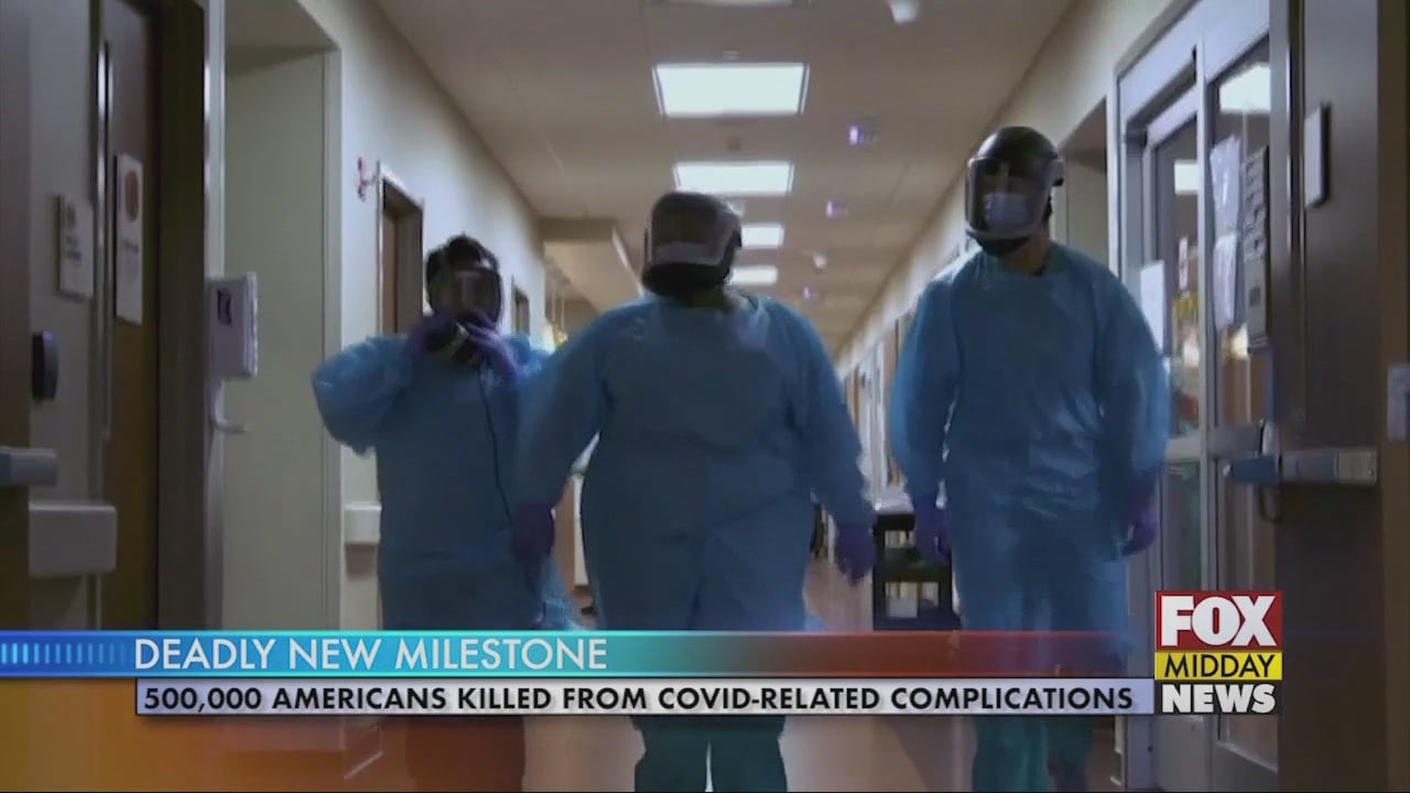 Covid Related Death Toll Hits 500,000 Mark in U.S. - WFXB