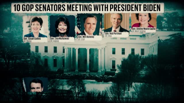 Biden Meets With Gop Senators On Covid Plan