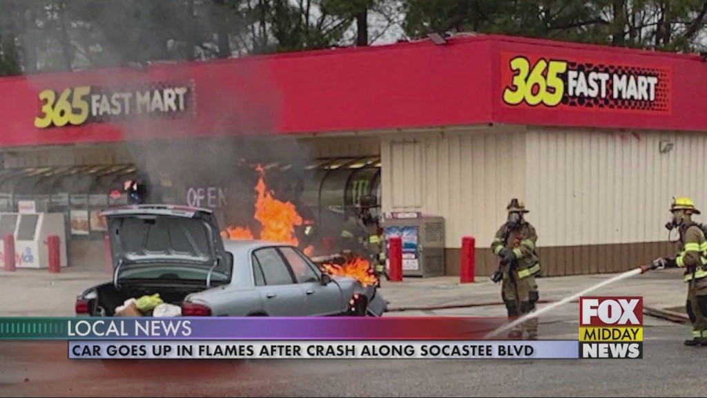 Car On Fire
