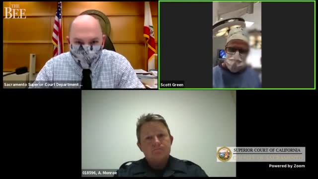 Surgeon Attends Virtual Court With A Patient Under The Knife