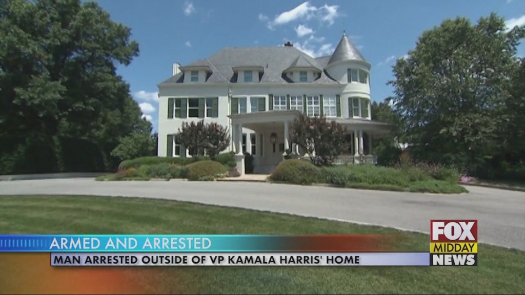 Man Arrested Outside Of Vp Home
