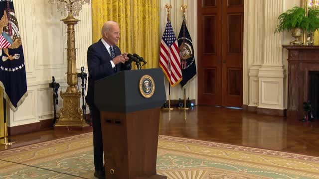 Biden Grilled At First Formal News Conference