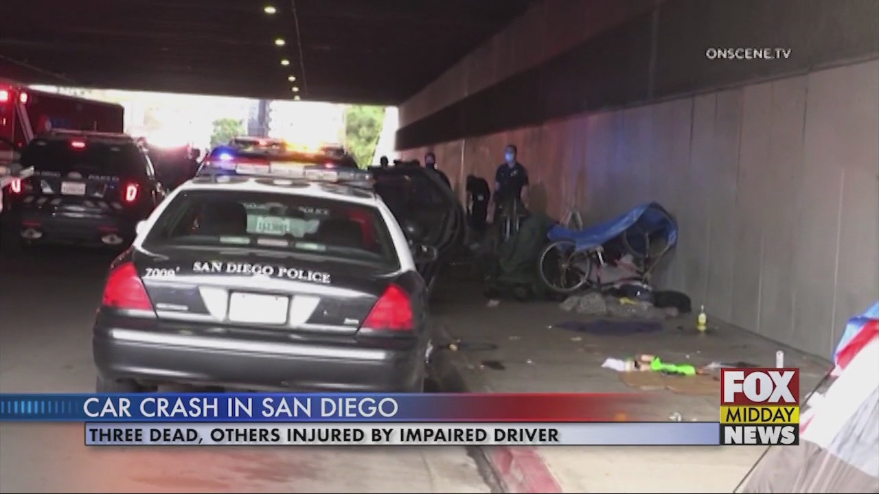 car crash san diego friday