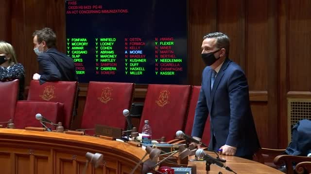 Ct: State Senate Votes To Ban Religious Vaccine Ex