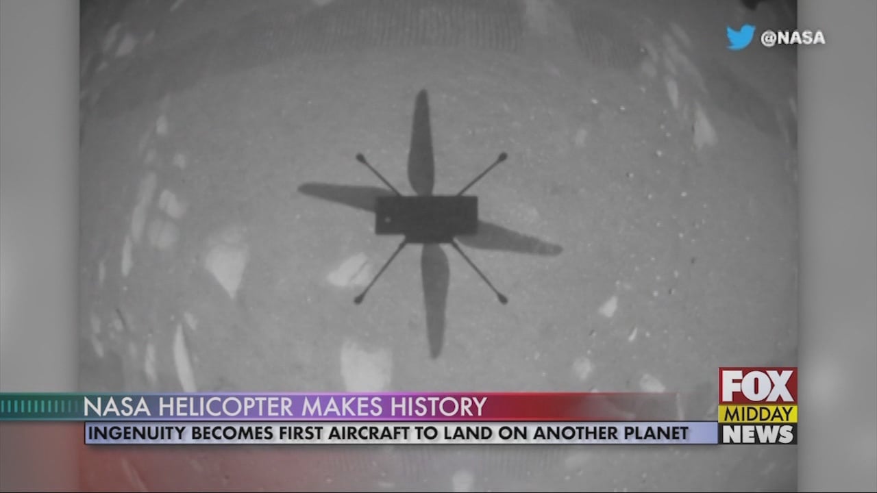 NASA's Mars Helicopter 'Ingenuity' Makes History - WFXB