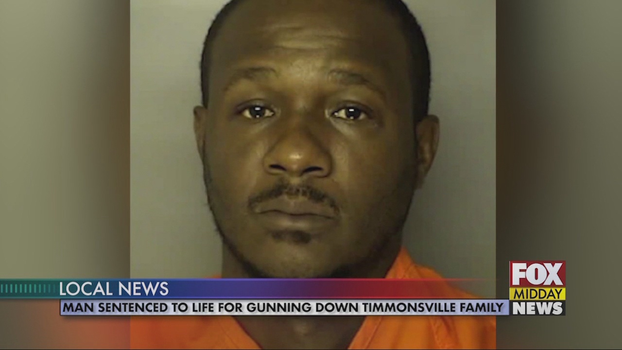 Man Sentenced To Life For Gunning Down Timmonsville Family In 2018 WFXB