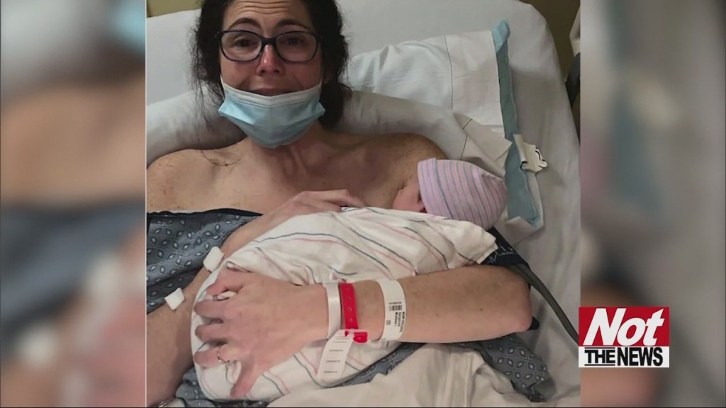 Woman Gives Birth