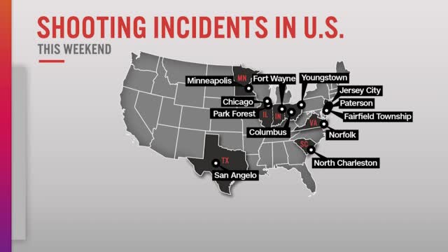 America Scarred By Mass Shootings, Violent Weekend