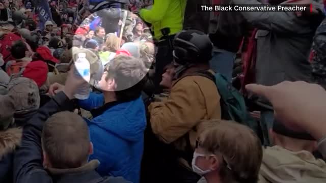 Capitol Riots: Harrowing New Video Of Attack On Officer