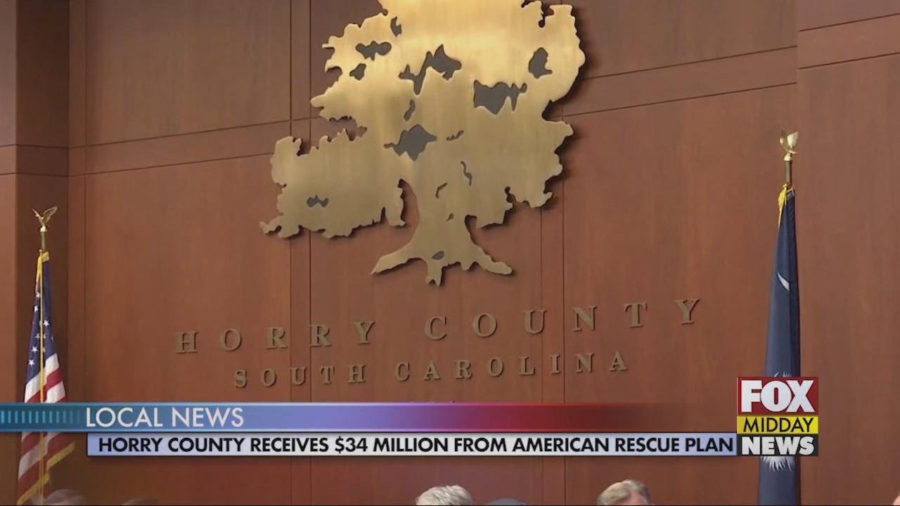 Horry County Received $34 Million from the American Rescue Plan Act - WFXB