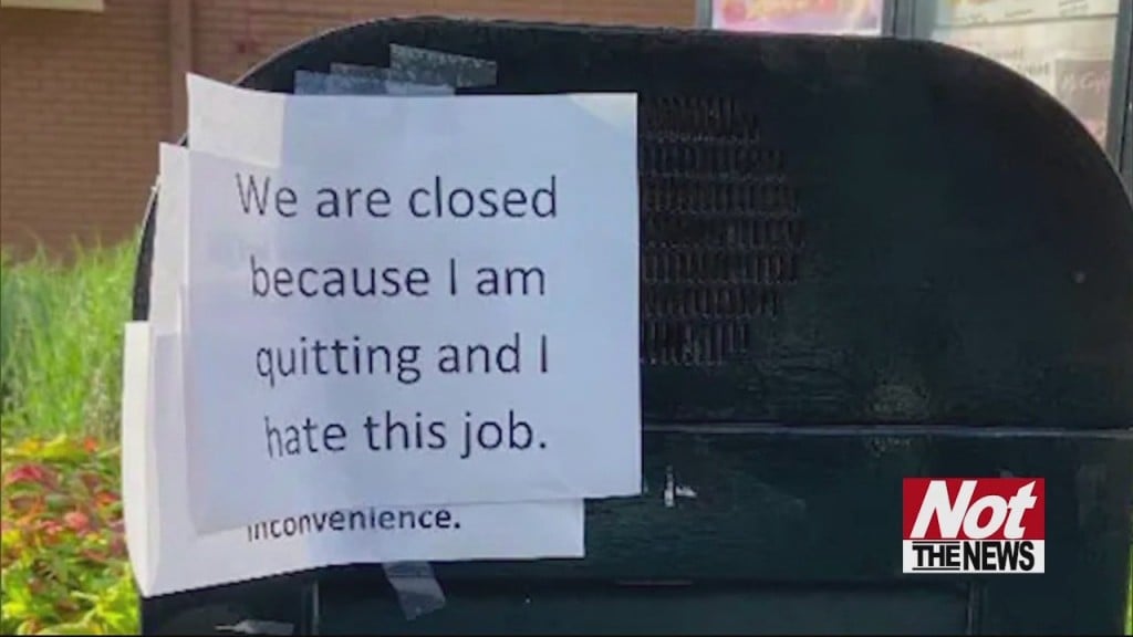 Man Quits Mcds
