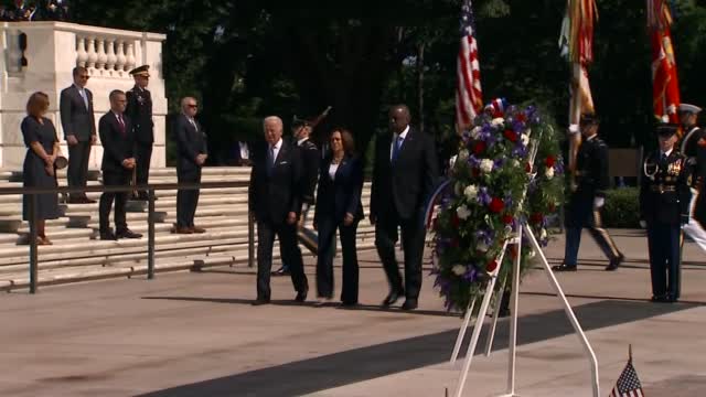 Biden Shifts From Memorial To Infrastructure Plan