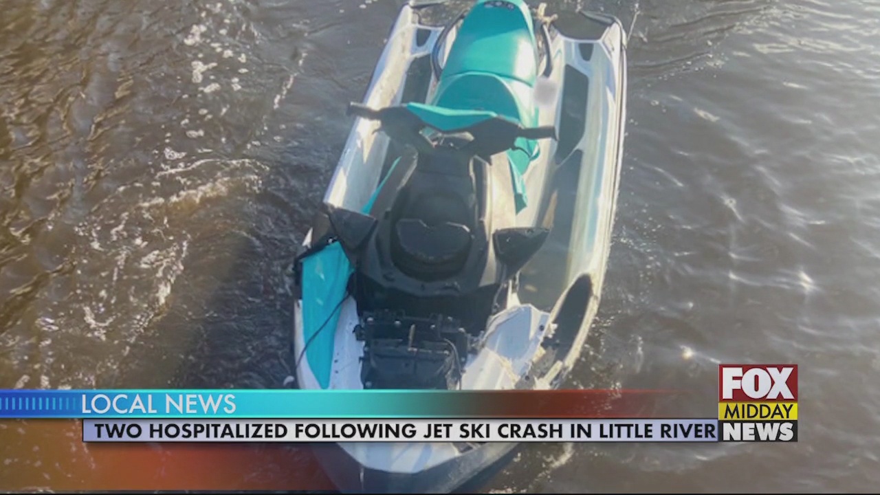 Two Hospitalized After Jet Ski Crash in Little River - WFXB
