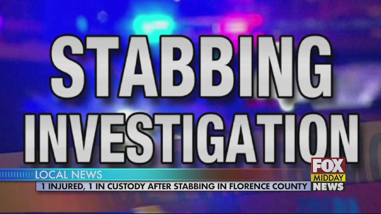 1 Injured, 1 in Custody Following Stabbing in Florence County - WFXB