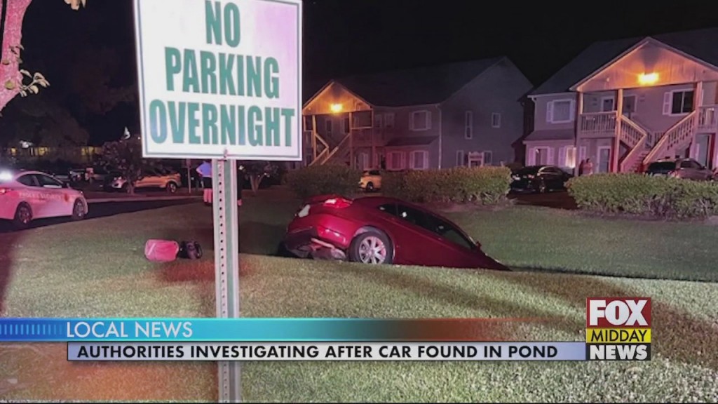 Car In Pond