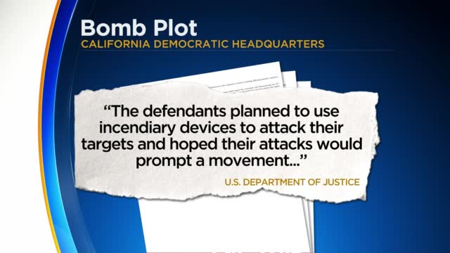 Ca: Two Charged With Plotting To Bomb Dem Hq