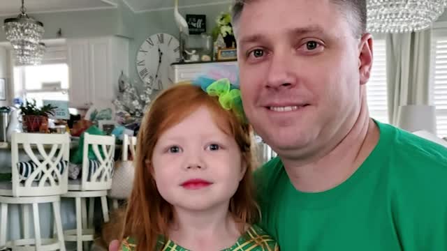 Tx:girl Escorted To School While Dad Battles Covid