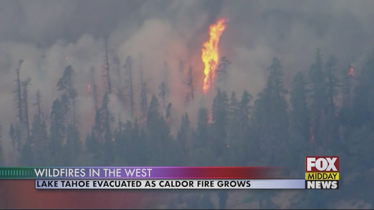 Lake Tahoe Evacuated as Caldor Fire Continues to Grow - WFXB