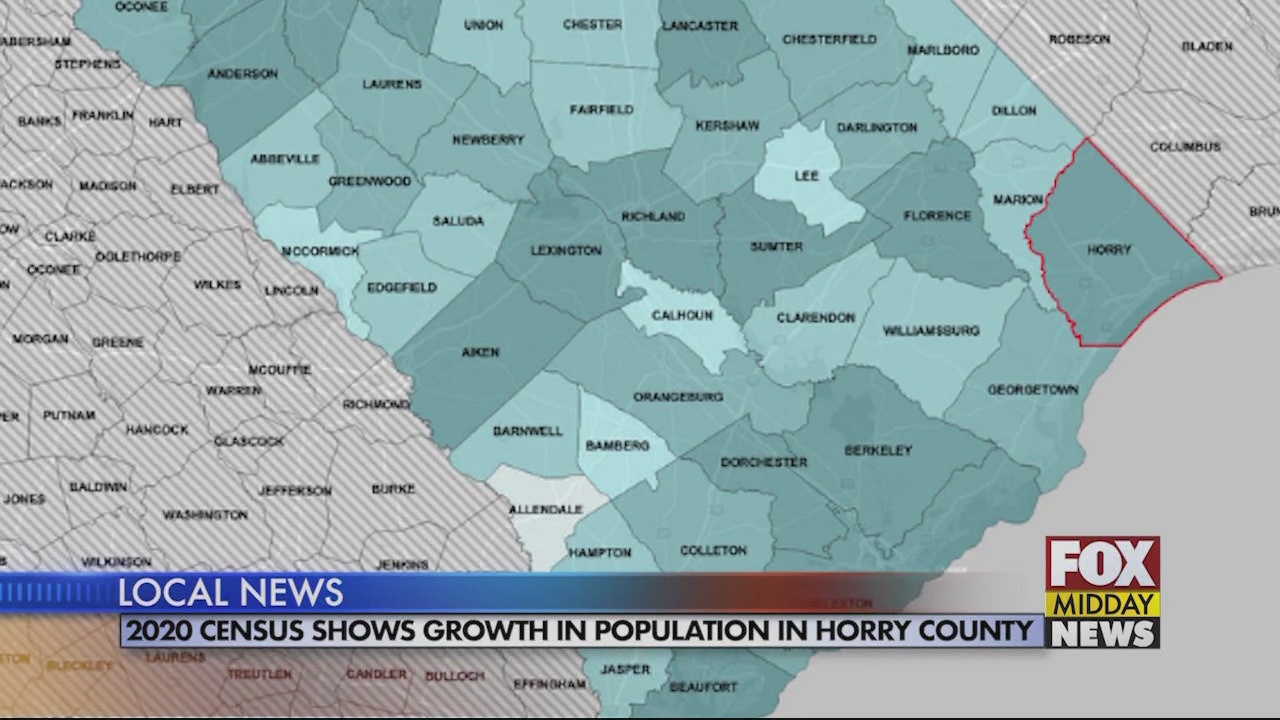2020 Census Data Shows Growth in Population in Horry County WFXB