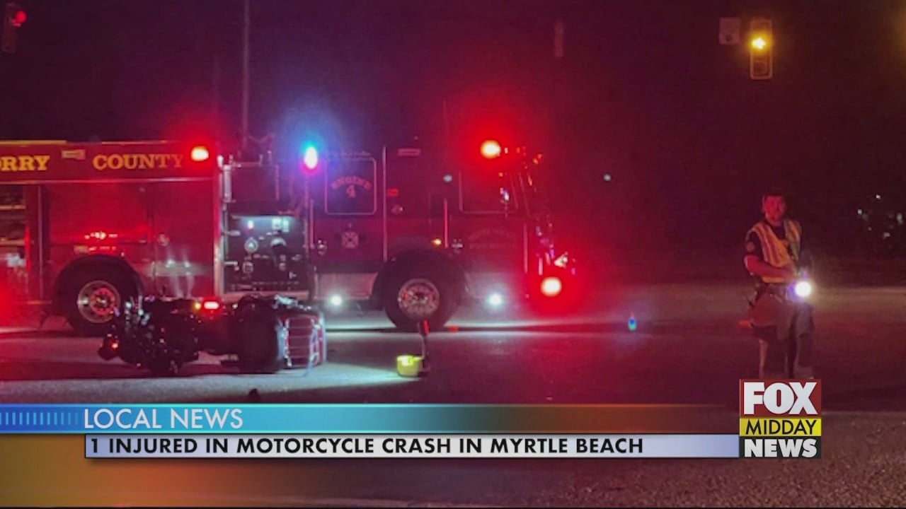 One Injured in Motorcycle Accident in Myrtle Beach - WFXB