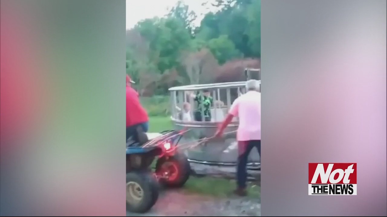 Dad Builds Backyard Amusement Park Ride for Kids WFXB