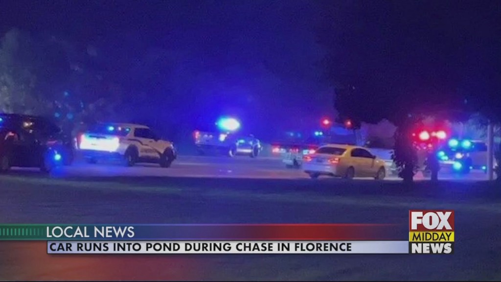 Car In Pond