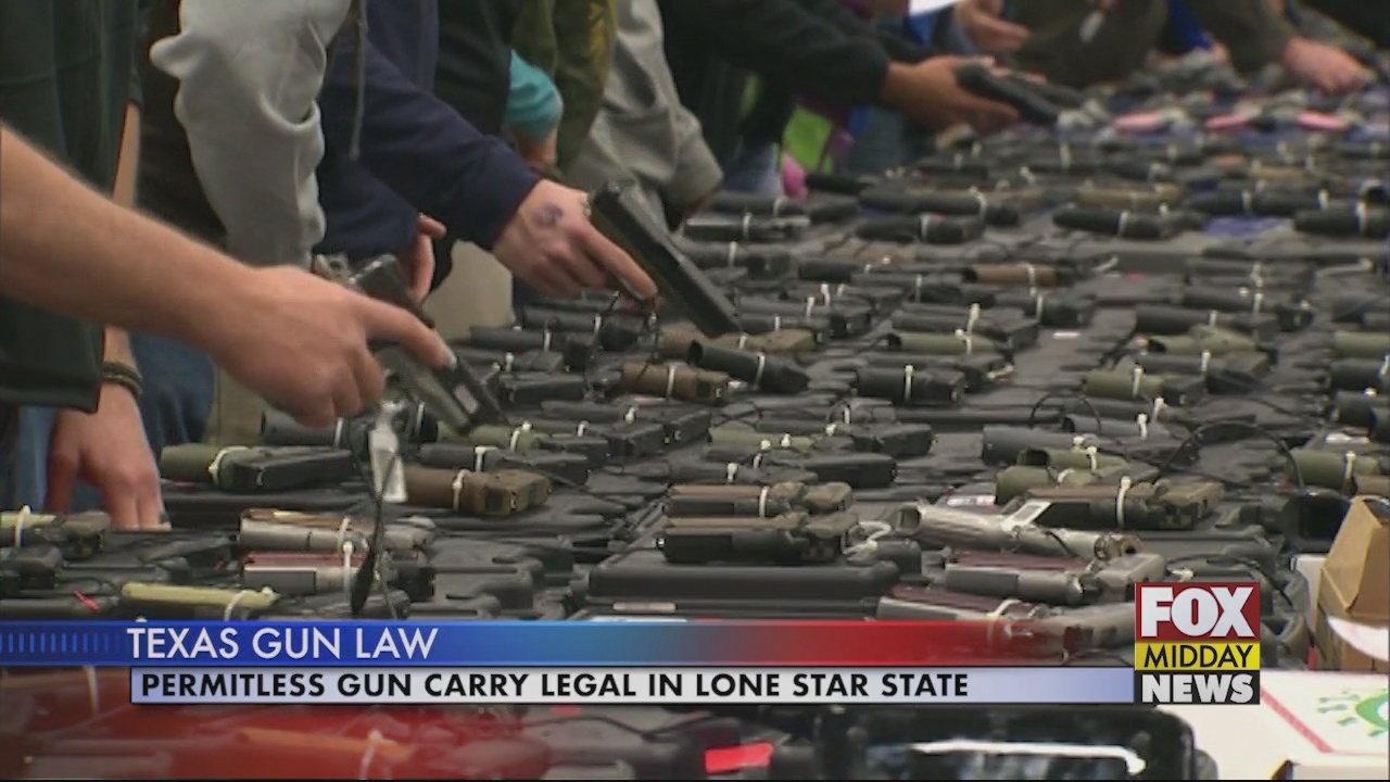 Permitless Gun Carry Law Goes Into Effect in Texas - WFXB
