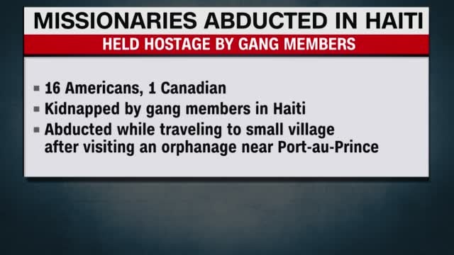 17 Missionaries Kidnapped By Gang In Haiti