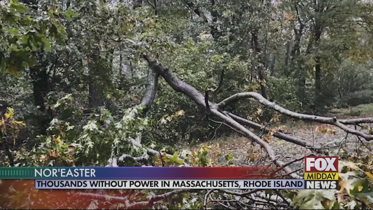Thousands are Without Power in Massachusetts, Rhode Island - WFXB
