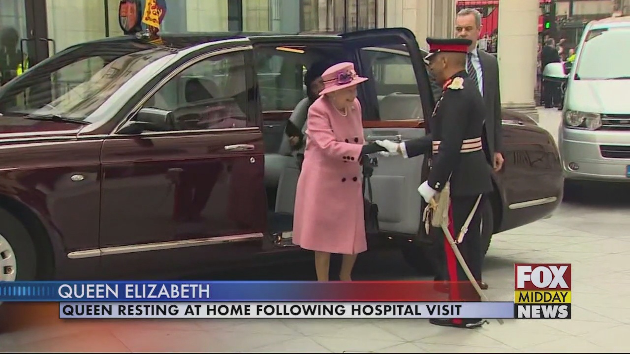 Queen Elizabeth Resting At Home Following Hospital Visit Wfxb