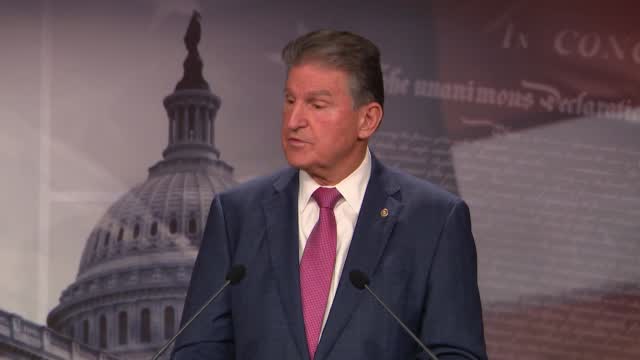 Manchin Throws Up Roadblock On Biden's Domestic Agenda