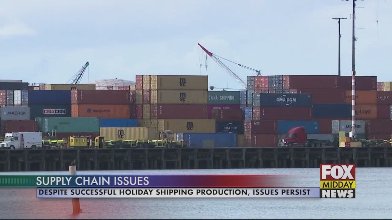 Supply Chain Disruptions Expected to Continue Through 2022 WFXB