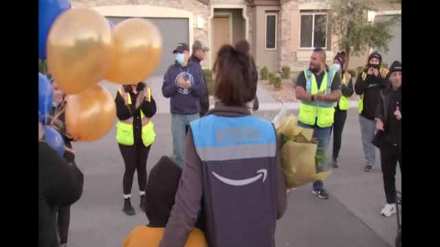 Nv: Amazon Delivery Driver Saves Woman In Dog Attack