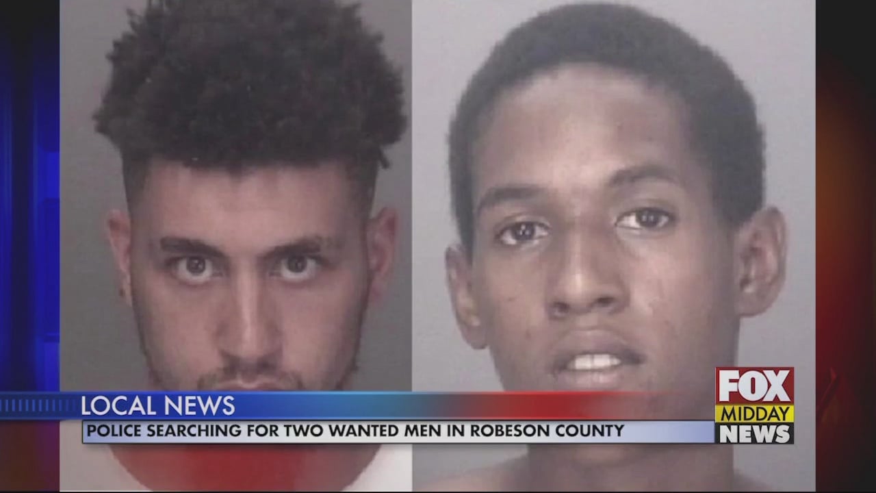 Robeson County Police Searching For Two Wanted Men - WFXB