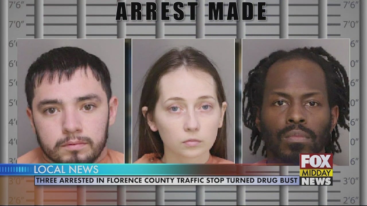 Three Arrested After Traffic Stop Turns into Drug Bust in Florence ...