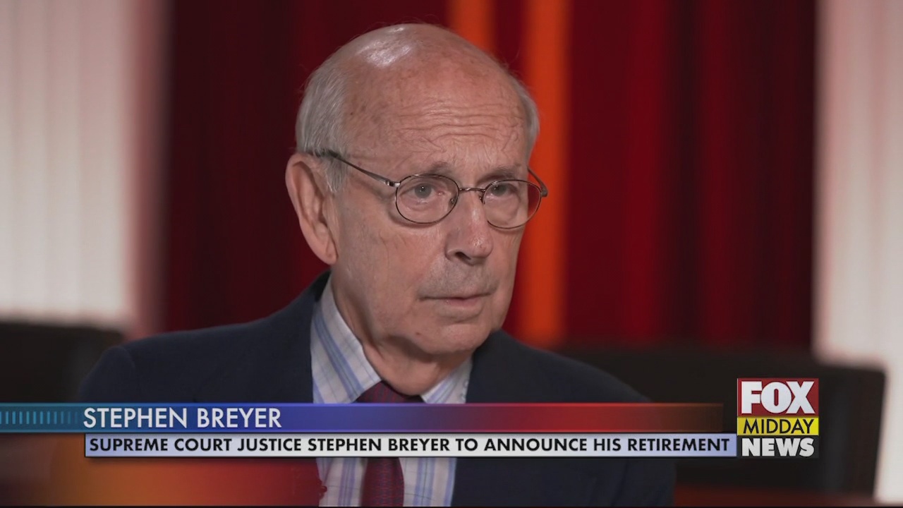 Supreme Court Justice Stephen Breyer Announces His Retirement - WFXB