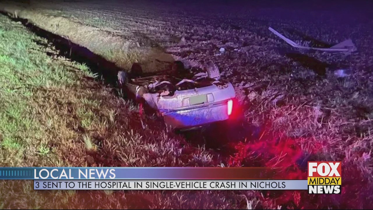Nichols Crash Sends Three to the Hospital - WFXB