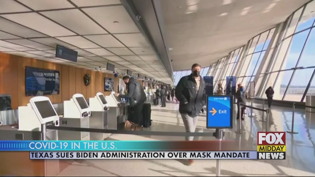Texas Sues Biden Administration Over Mask Mandate on Airplanes and in ...