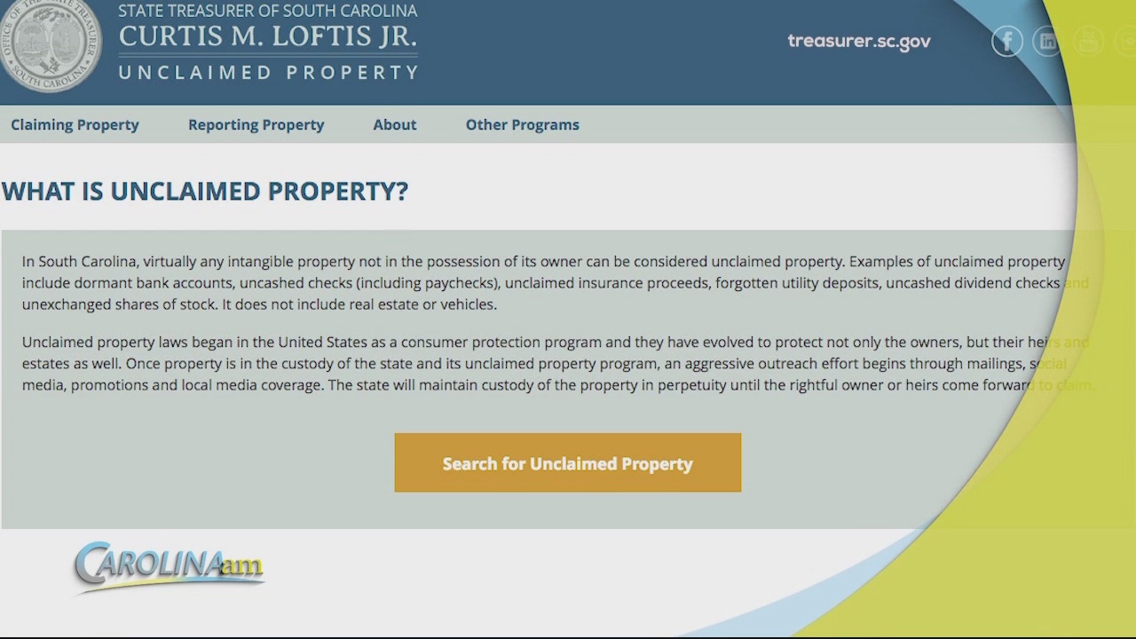 How to Check if You Have Unclaimed Property in SC WFXB