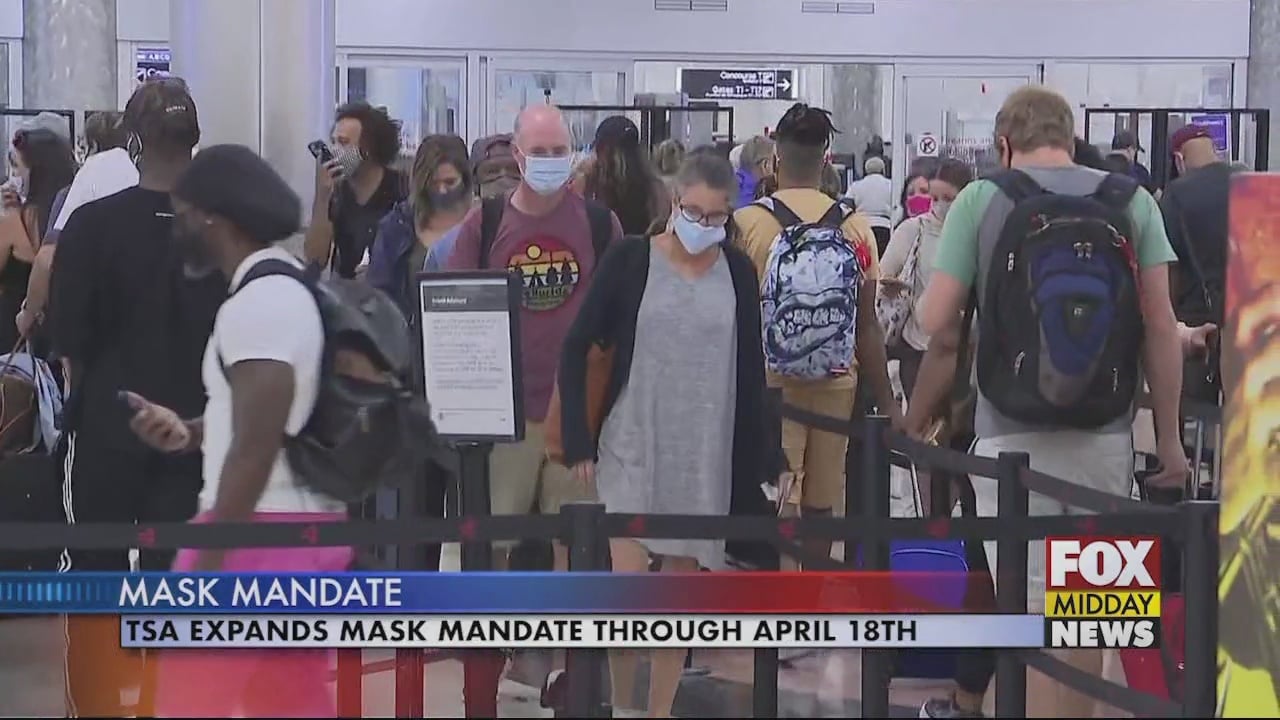 TSA Expands Mask Mandate Through April 18th WFXB