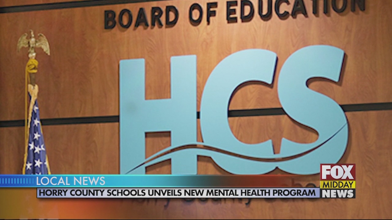 Horry County Schools Unveils New Mental Health Program - WFXB