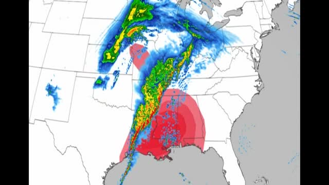 Severe Weather Moving Across Much Of Us
