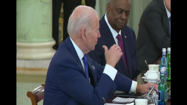 Biden Delivers "major Address" In Poland