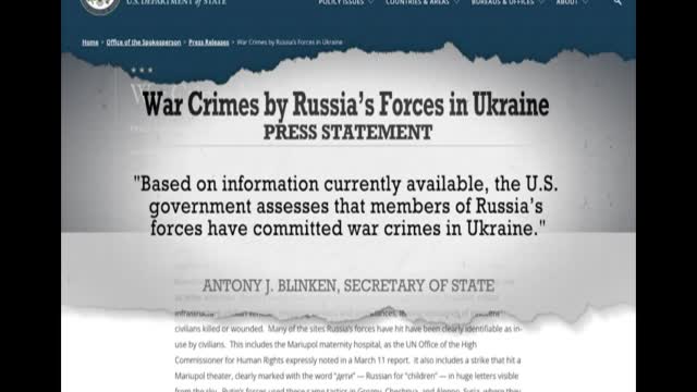 Us Government Formally Accuses Russia Of Committing War Crimes