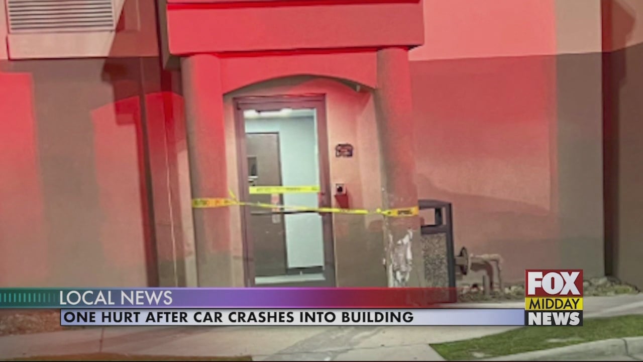 One Hurt After Car Crashes Into Building in Myrtle Beach - WFXB