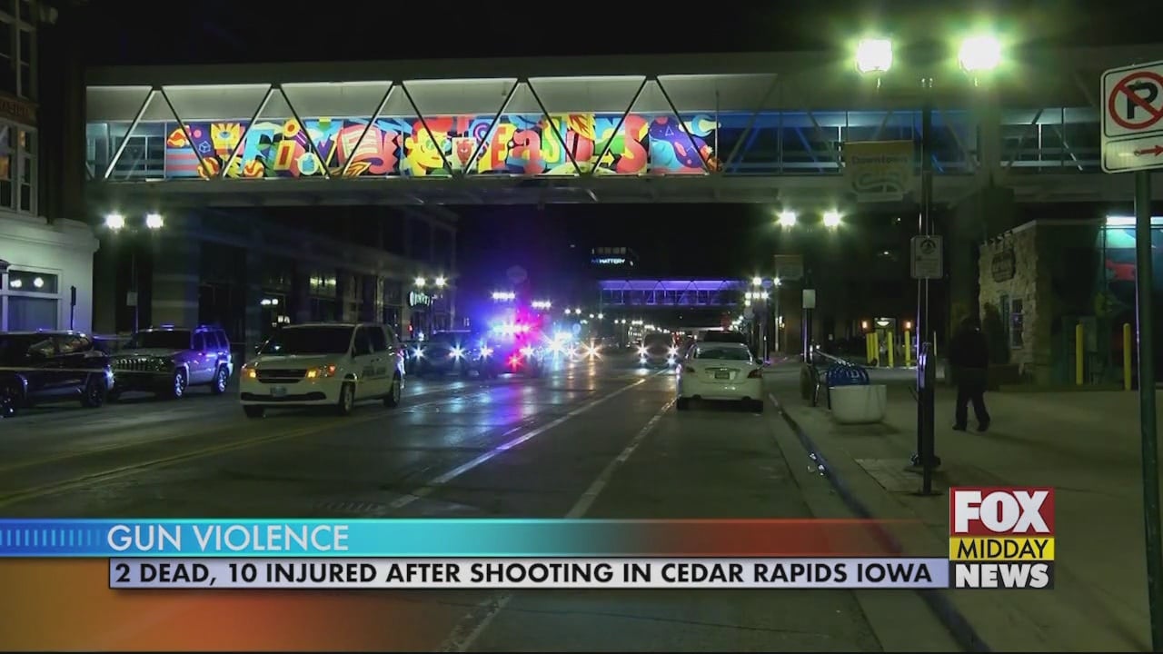 2 Dead, 10 Injured After Shooting in Cedar Rapids Iowa - WFXB