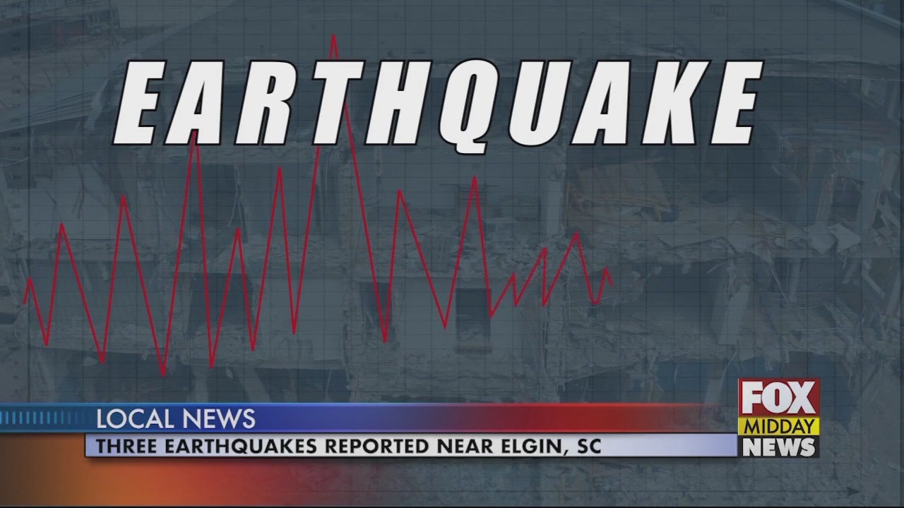 Three Earthquakes Reported Near Elgin, SC WFXB