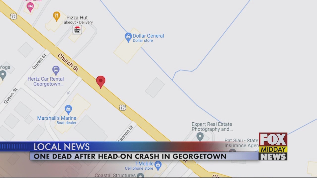 One Dead After Head-On Crash in Georgetown - WFXB