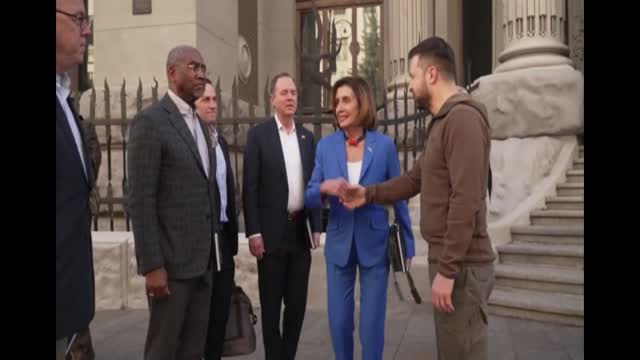 Pelosi Visits Ukraine, Civilian Evacuations Underway