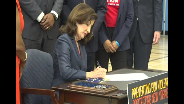 Ny: Gov Signs New Gun Law